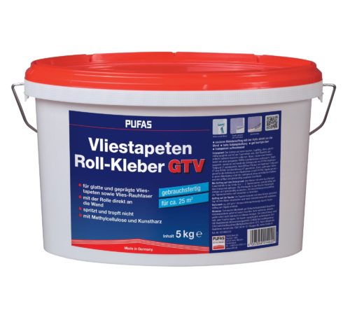 PUFAS Vliestapeten Roll-Kleber GTV gebrauchsfertig