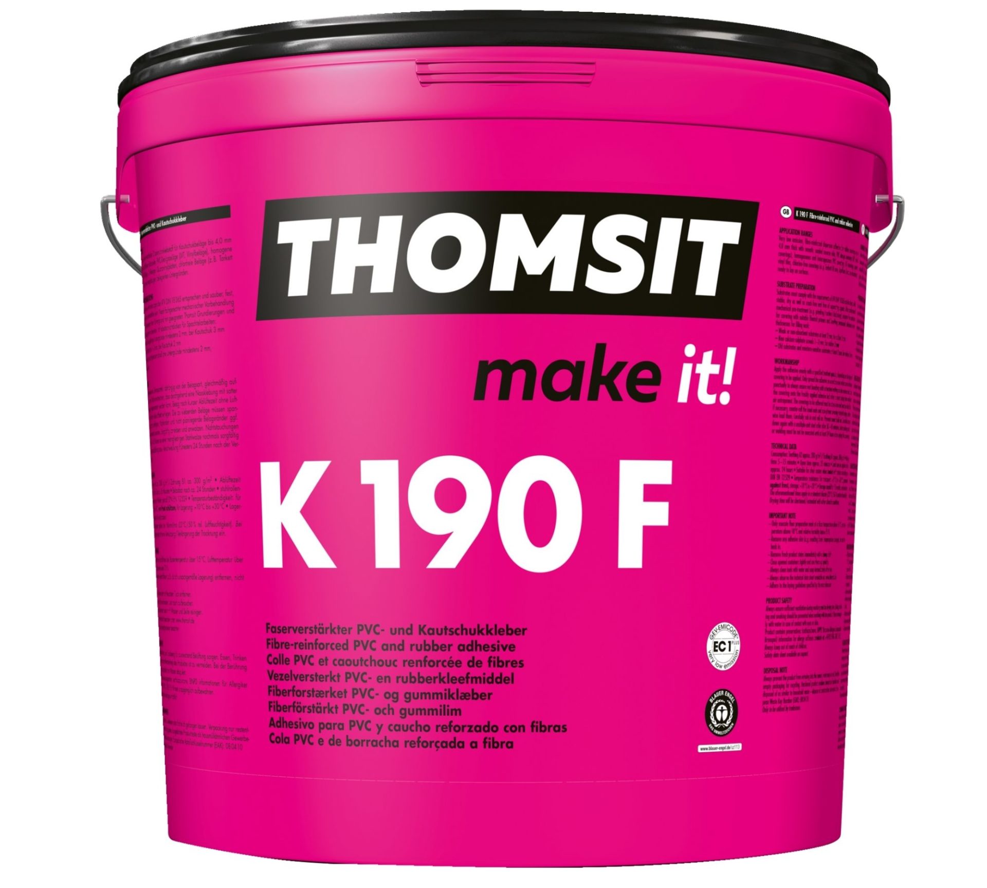 Thomsit K 190 F Faserverstärkter PVC- und Kautschukkleber